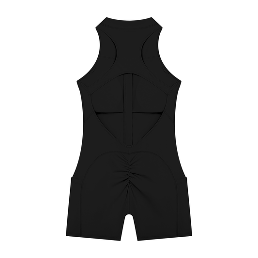 Women’s KeepKonQuering Quarter-Zip Yoga Romper