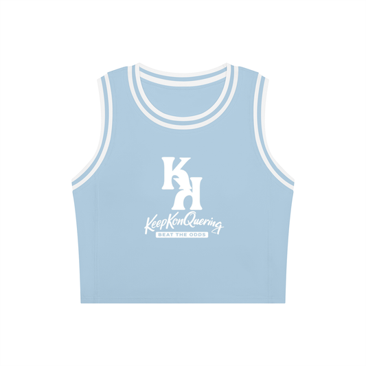 Women's Color Block Yoga KeepKonQuering/Slogan/K's Tank Top