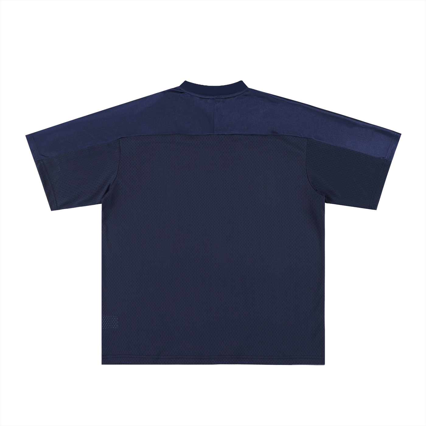 Oversized Mesh KeepKonQuering V-Neck Jersey