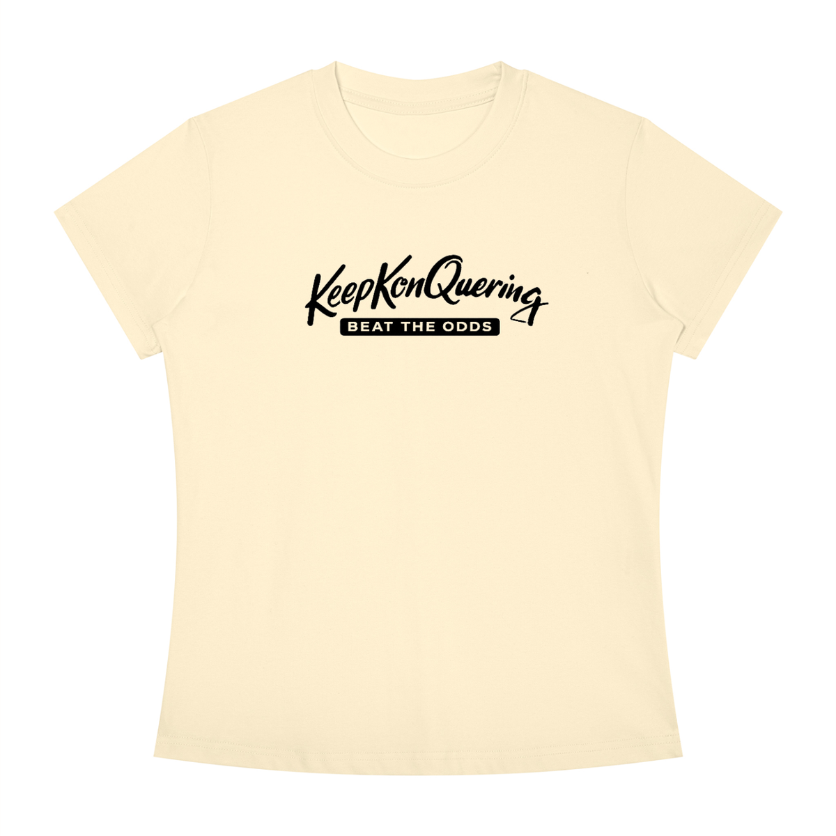 Women's KeepKonQuering Statement Slim Fit Crewneck T-Shirt