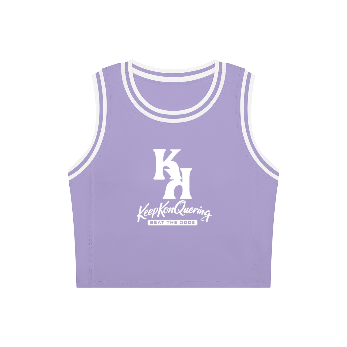 Women's Color Block Yoga KeepKonQuering/Slogan/K's  Tank Top