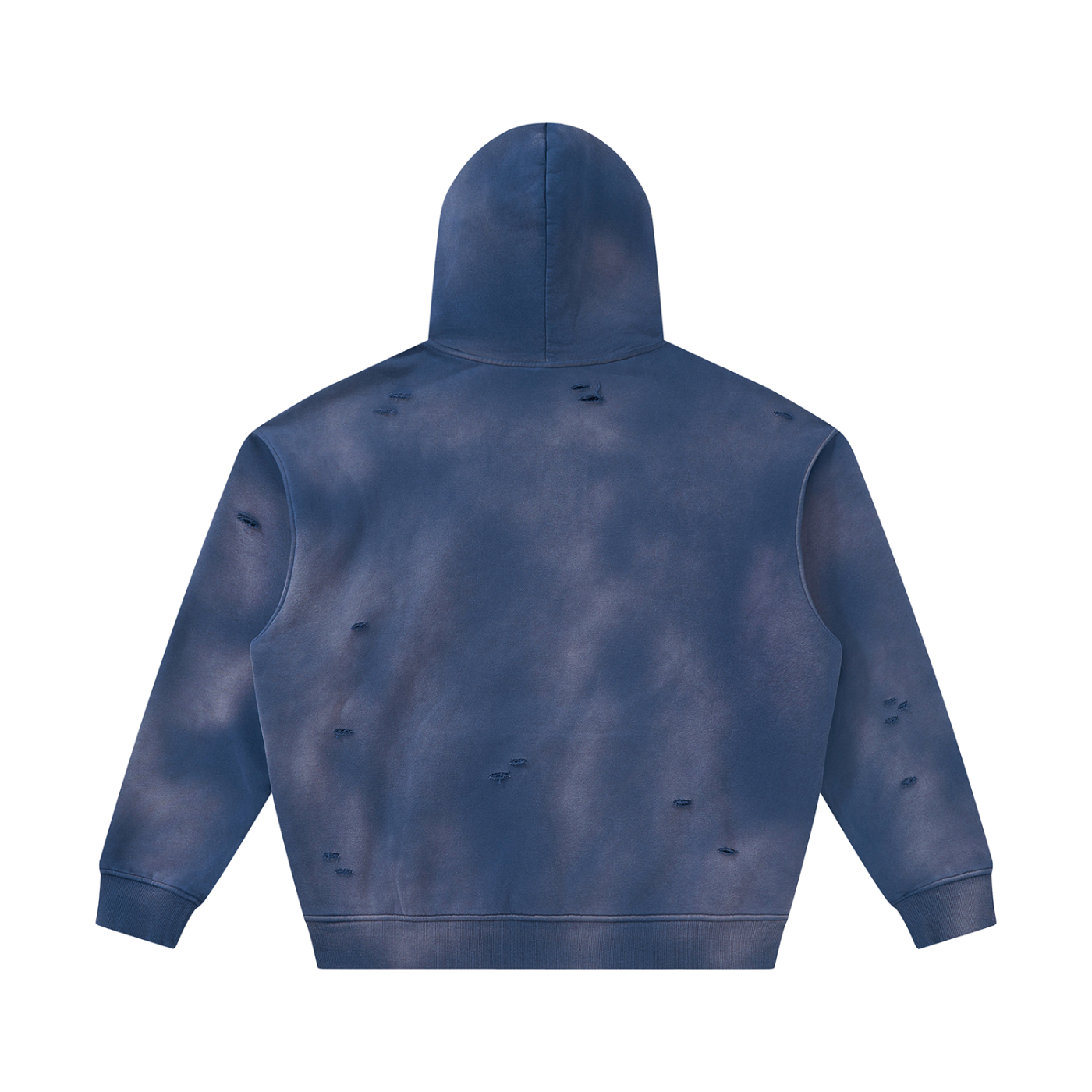 Unisex Sunfade KeepKonQuering Frayed Fleece Hoodie