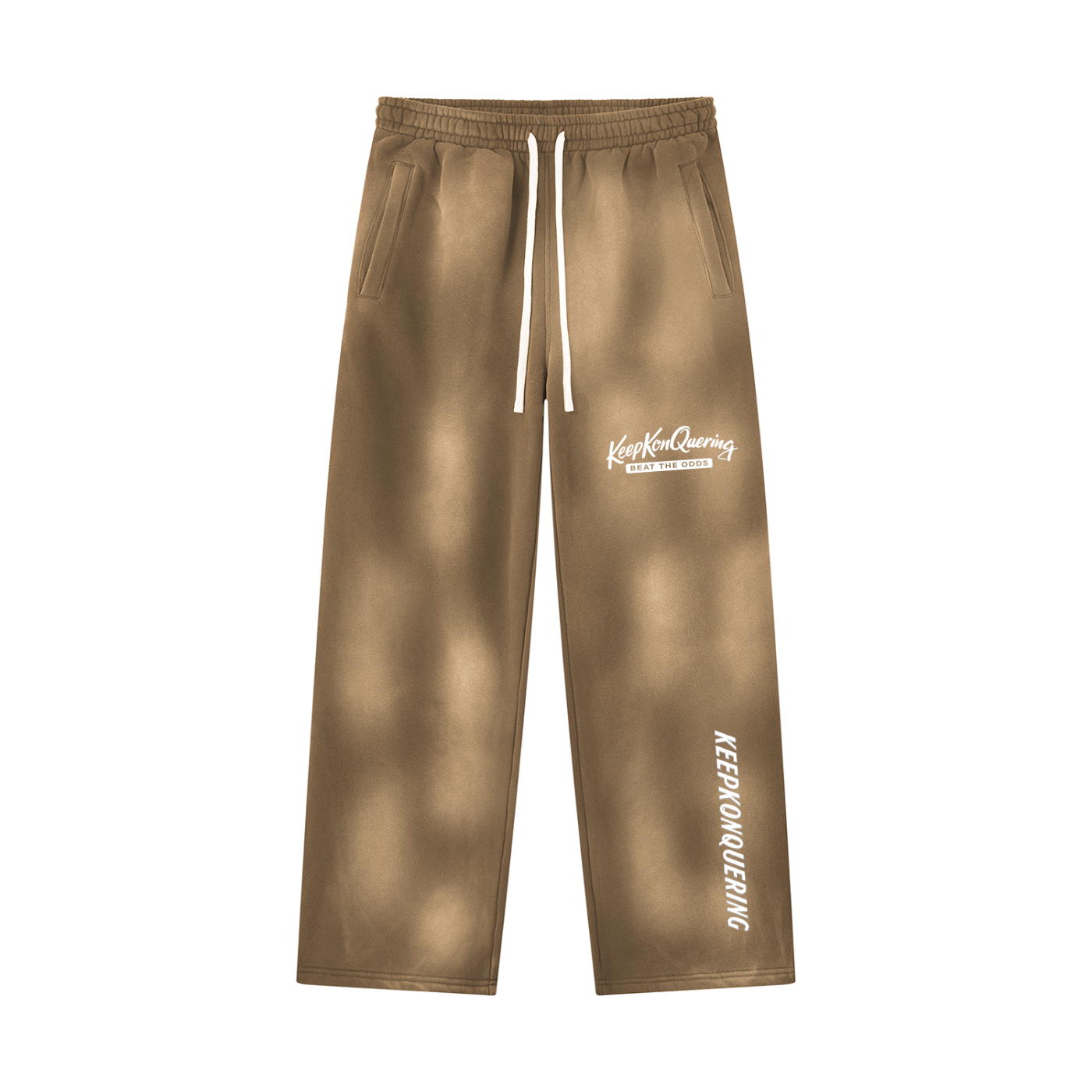 Unisex Sunfade KeepKonQuering Wide Leg Fleece Sweatpants