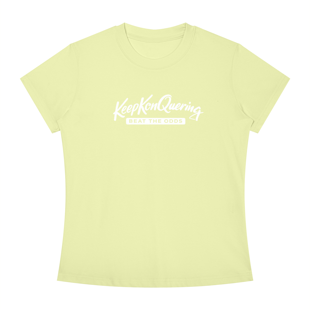 Women's KeepKonQuering Statement Slim Fit Crewneck T-Shirt