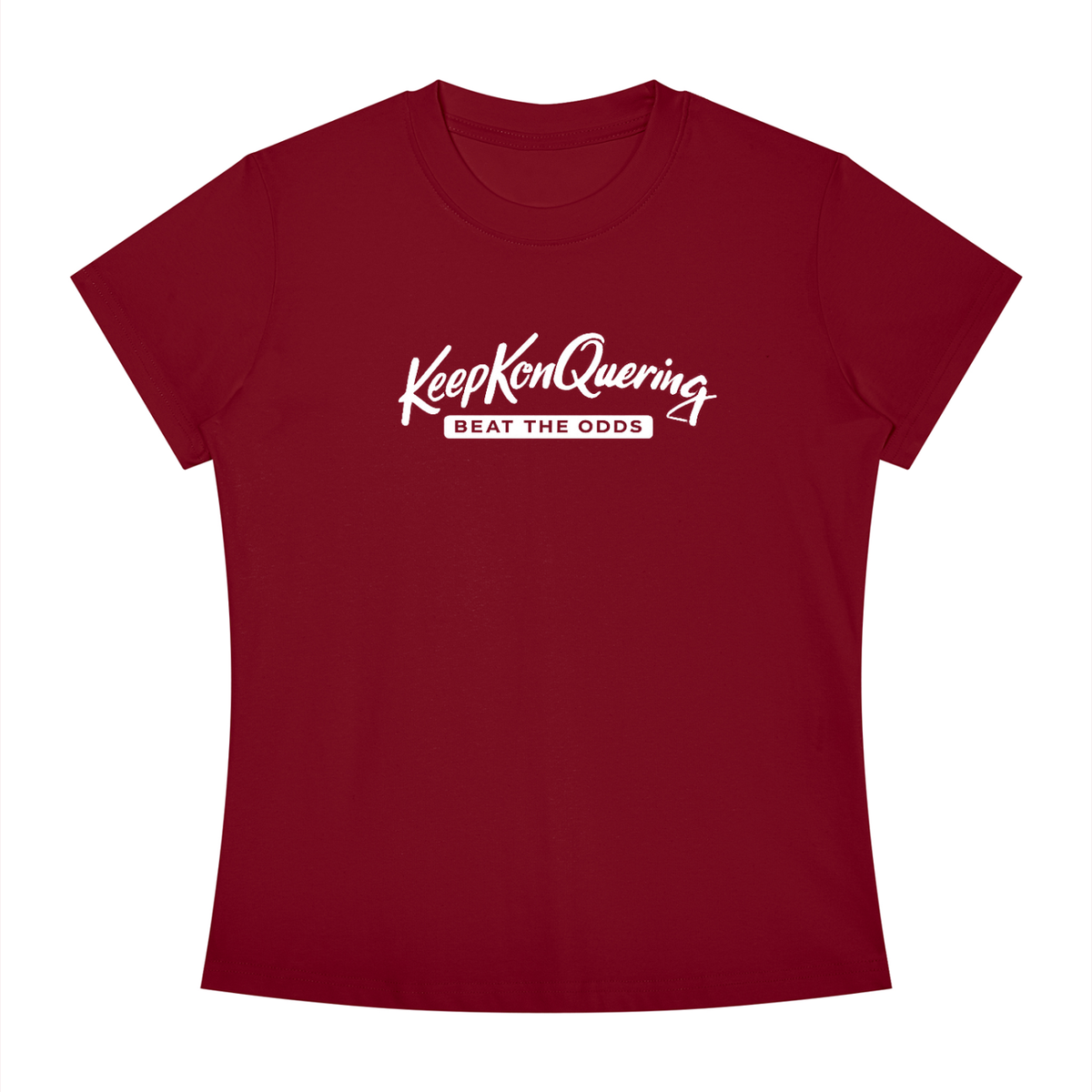 Women's KeepKonQuering Statement Slim Fit Crewneck T-Shirt