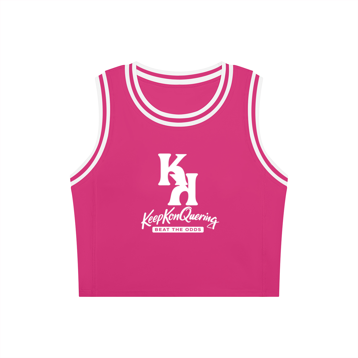 Women's Color Block Yoga KeepKonQuering/Slogan/K's  Tank Top