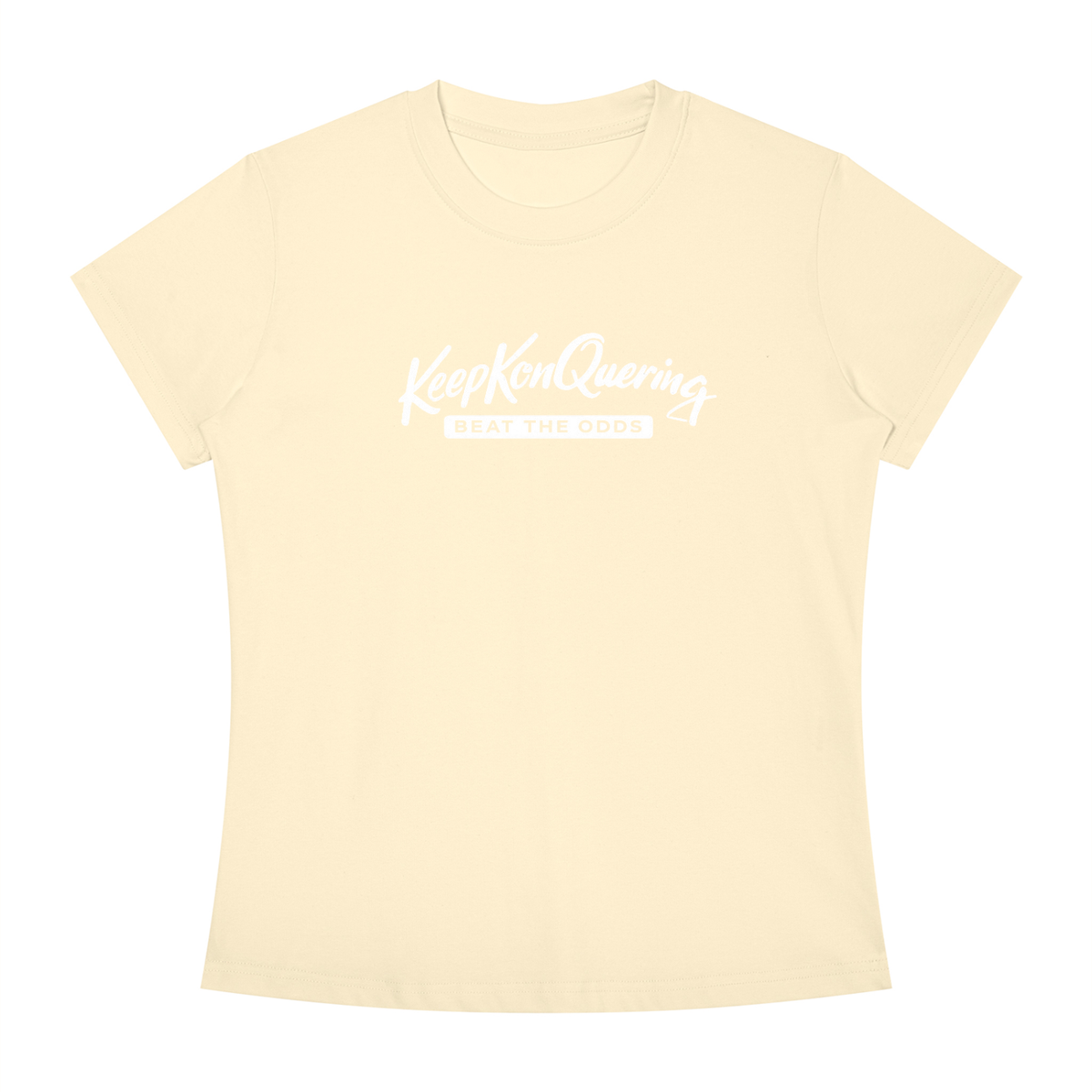 Women's KeepKonQuering Statement Slim Fit Crewneck T-Shirt
