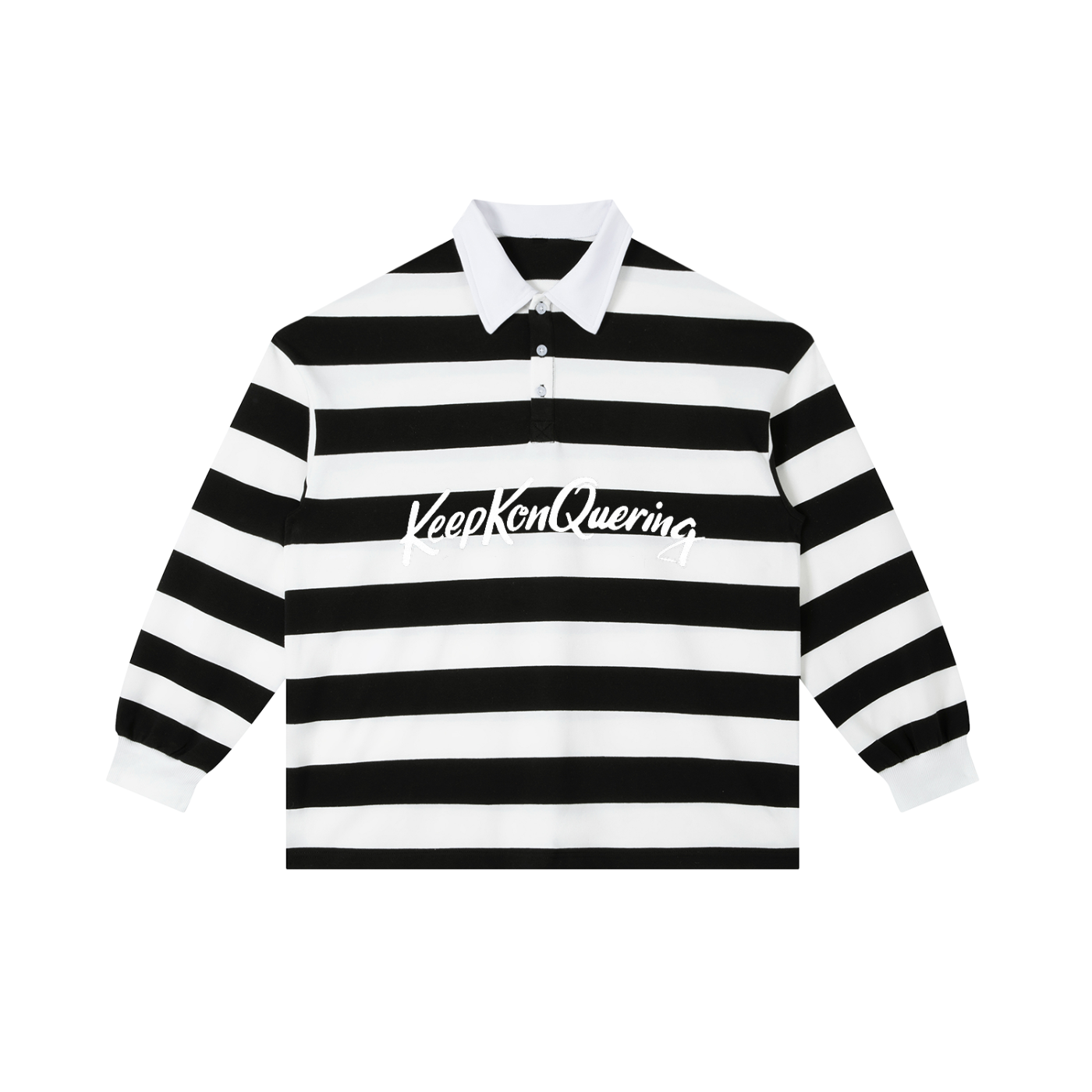 Color Block Stripe Polo Shirt