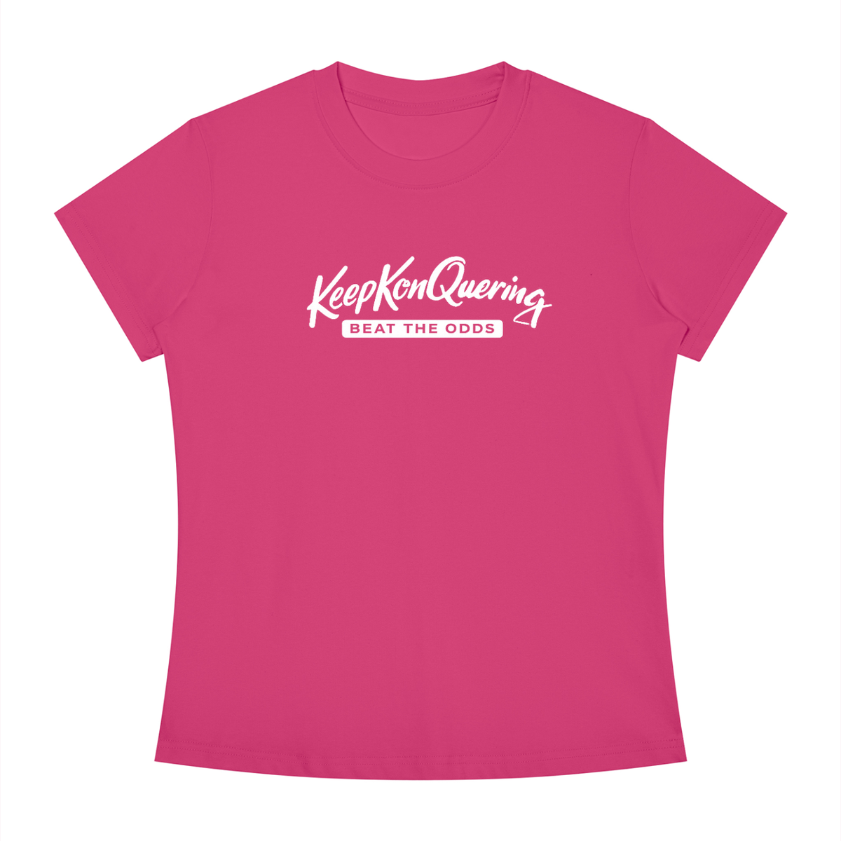 Women's KeepKonQuering Statement Slim Fit Crewneck T-Shirt