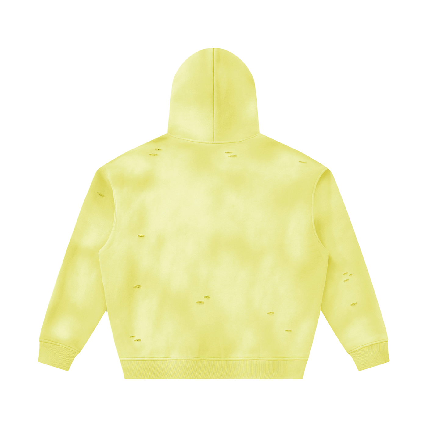 Unisex Sunfade KeepKonQuering Frayed Fleece Hoodie