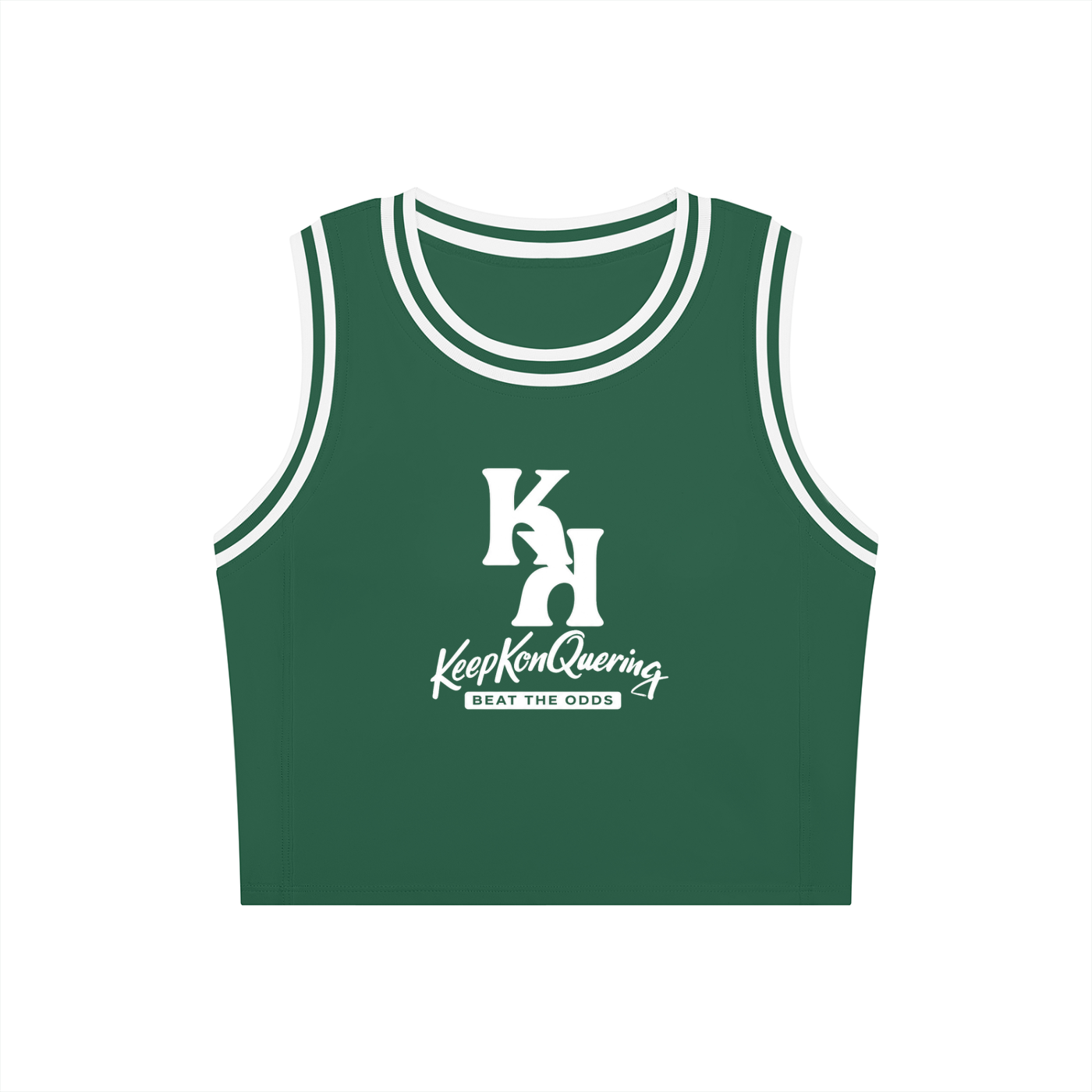Women's Color Block Yoga KeepKonQuering/Slogan/K's  Tank Top