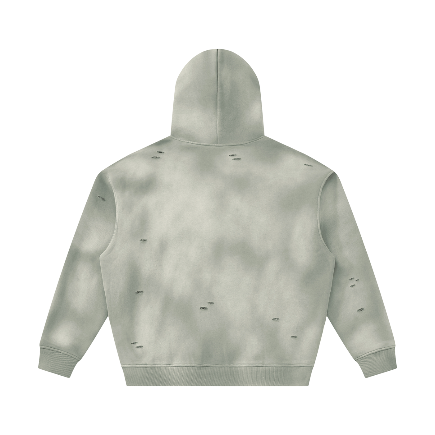 Unisex Sunfade KeepKonQuering Frayed Fleece Hoodie