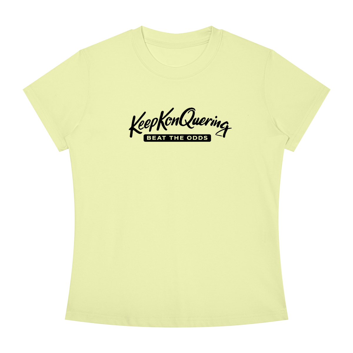Women's KeepKonQuering Statement Slim Fit Crewneck T-Shirt