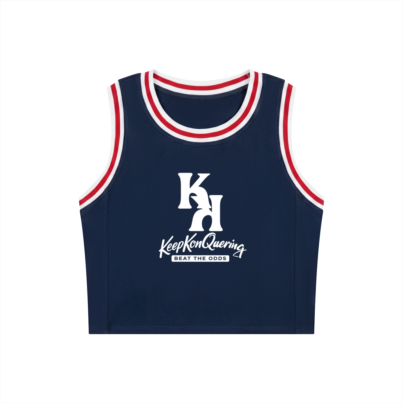 Women's Color Block Yoga KeepKonQuering/Slogan/K's  Tank Top
