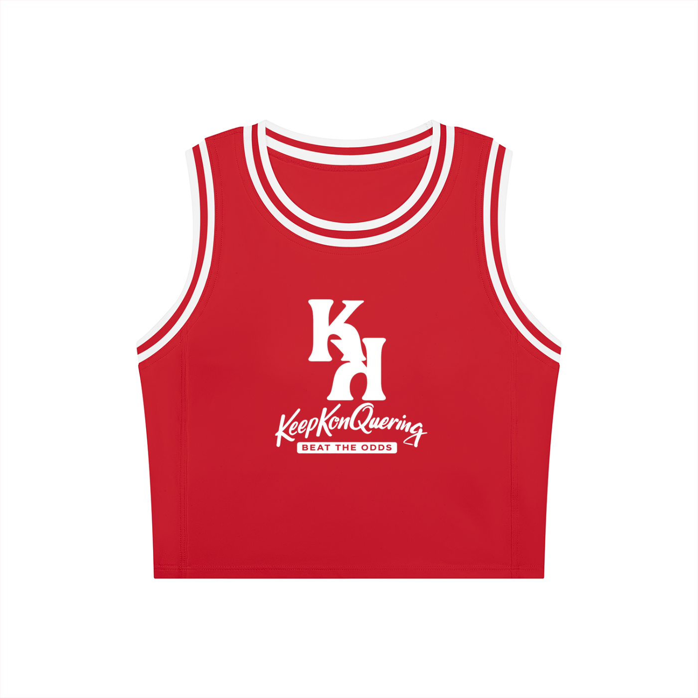 Women's Color Block Yoga KeepKonQuering/Slogan/K's  Tank Top