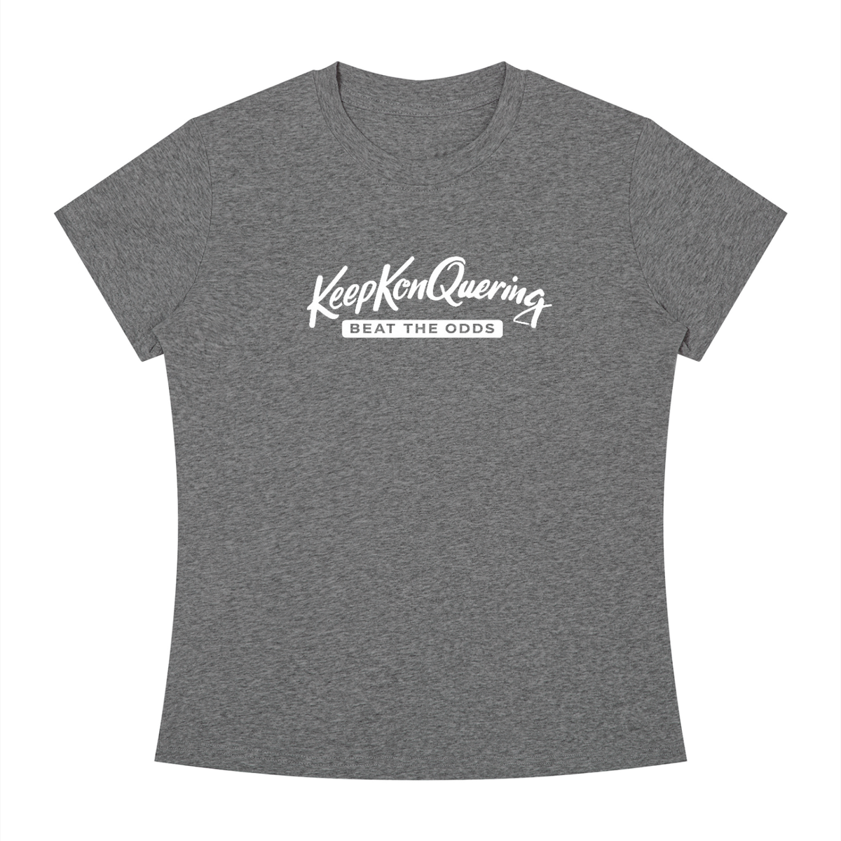 Women's KeepKonQuering Statement Slim Fit Crewneck T-Shirt