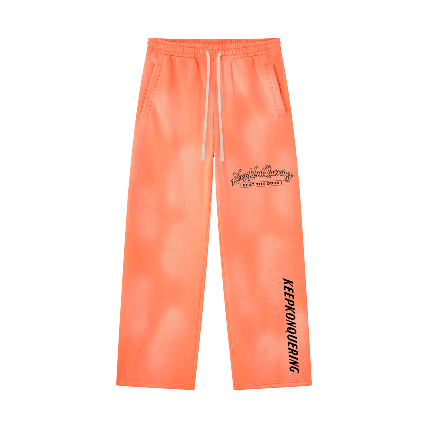 Unisex Sunfade KeepKonQuering Wide Leg Fleece Sweatpants