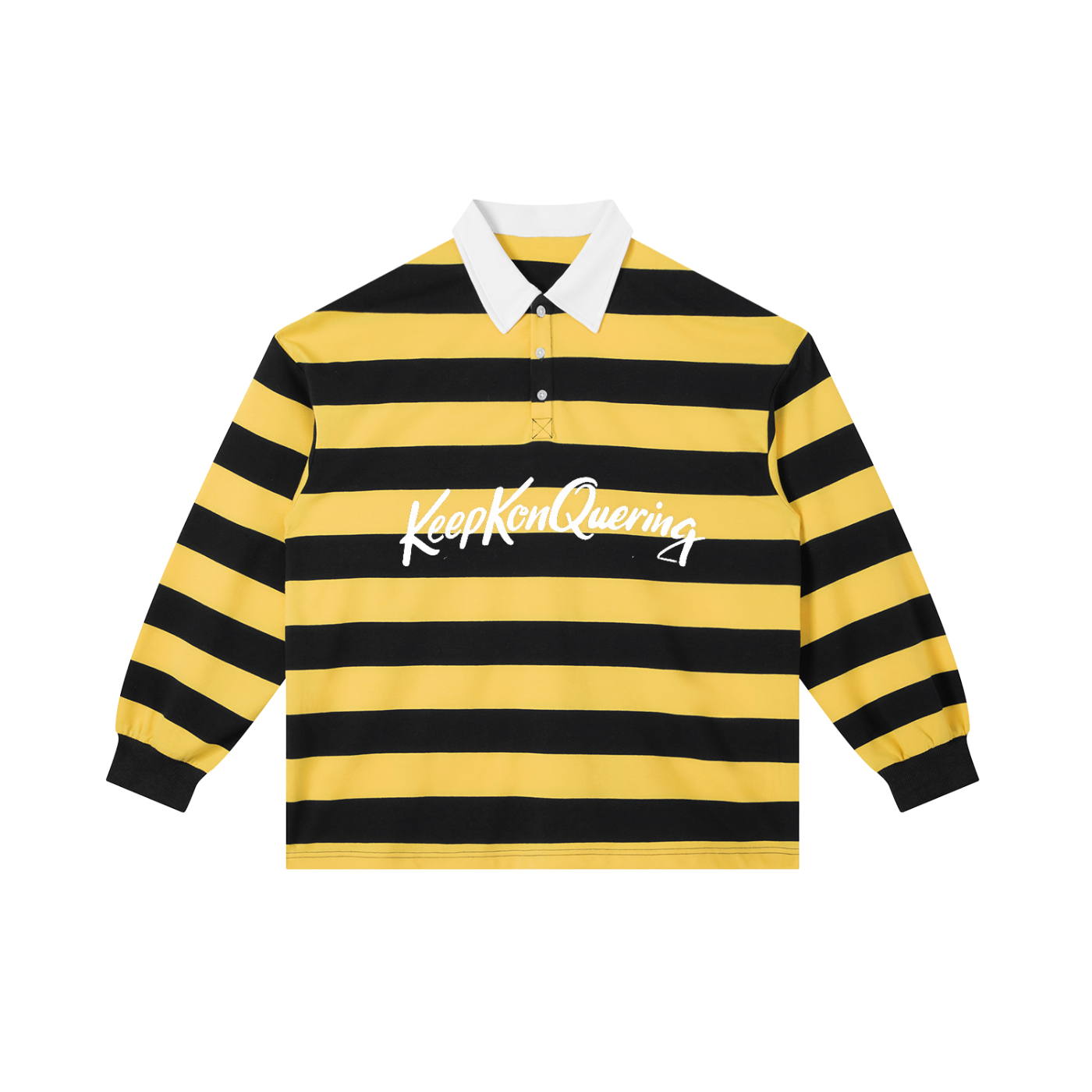 Color Block Stripe Polo Shirt