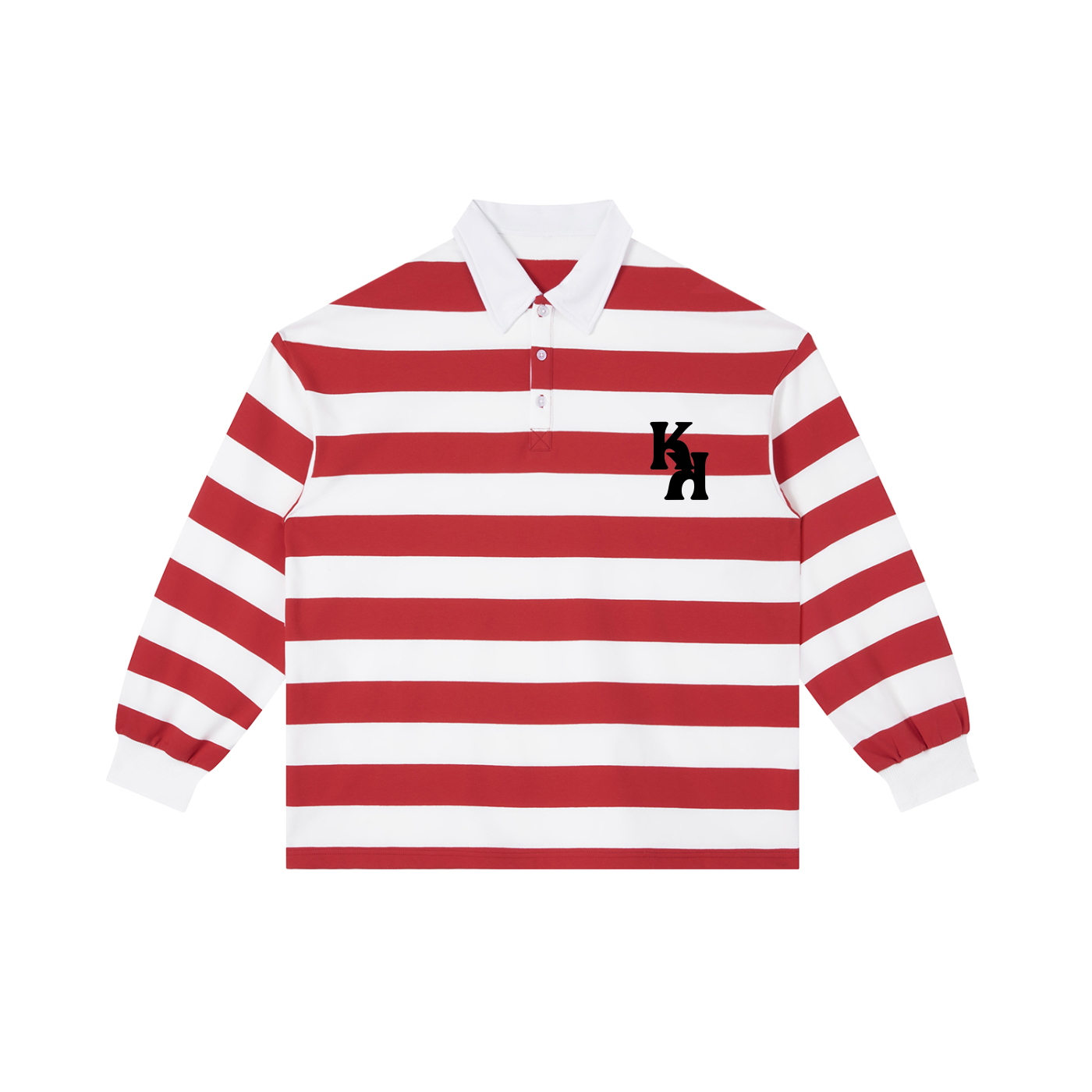 Color Block Stripe Polo Shirt