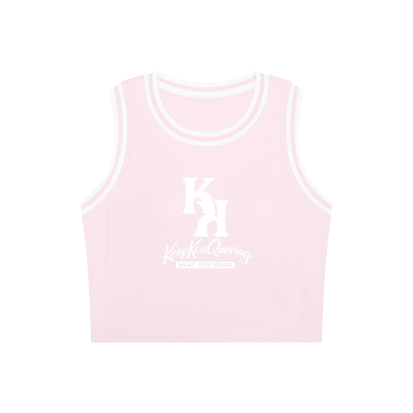 Women's Color Block Yoga KeepKonQuering/Slogan/K's  Tank Top