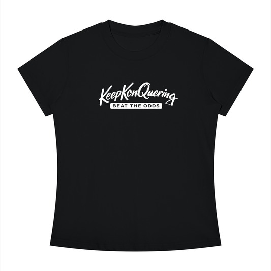 Women's KeepKonQuering Statement Slim Fit Crewneck T-Shirt