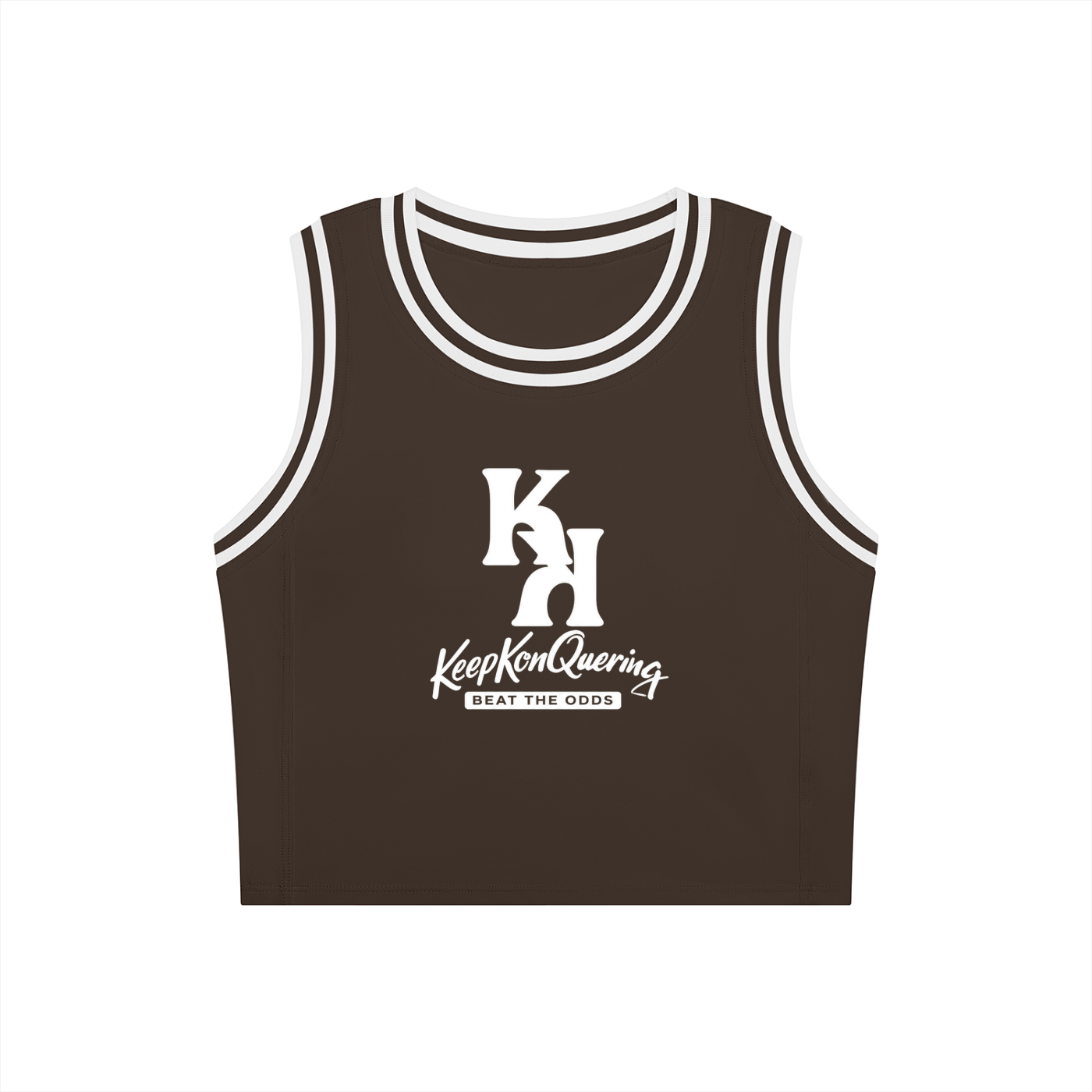 Women's Color Block Yoga KeepKonQuering/Slogan/K's  Tank Top