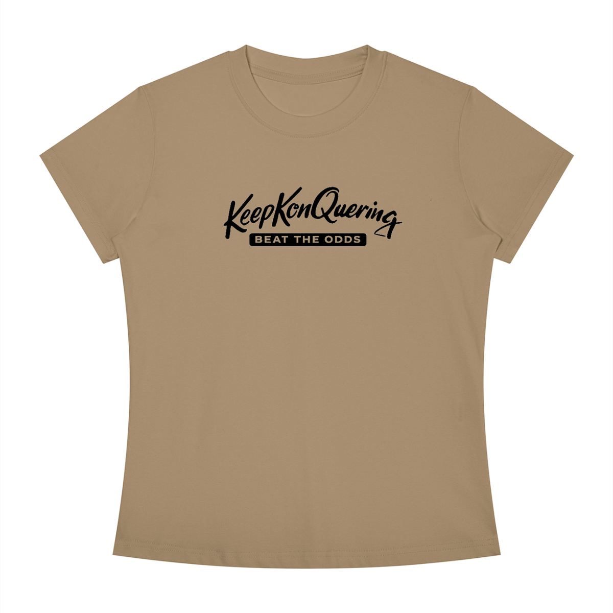 Women's KeepKonQuering Statement Slim Fit Crewneck T-Shirt