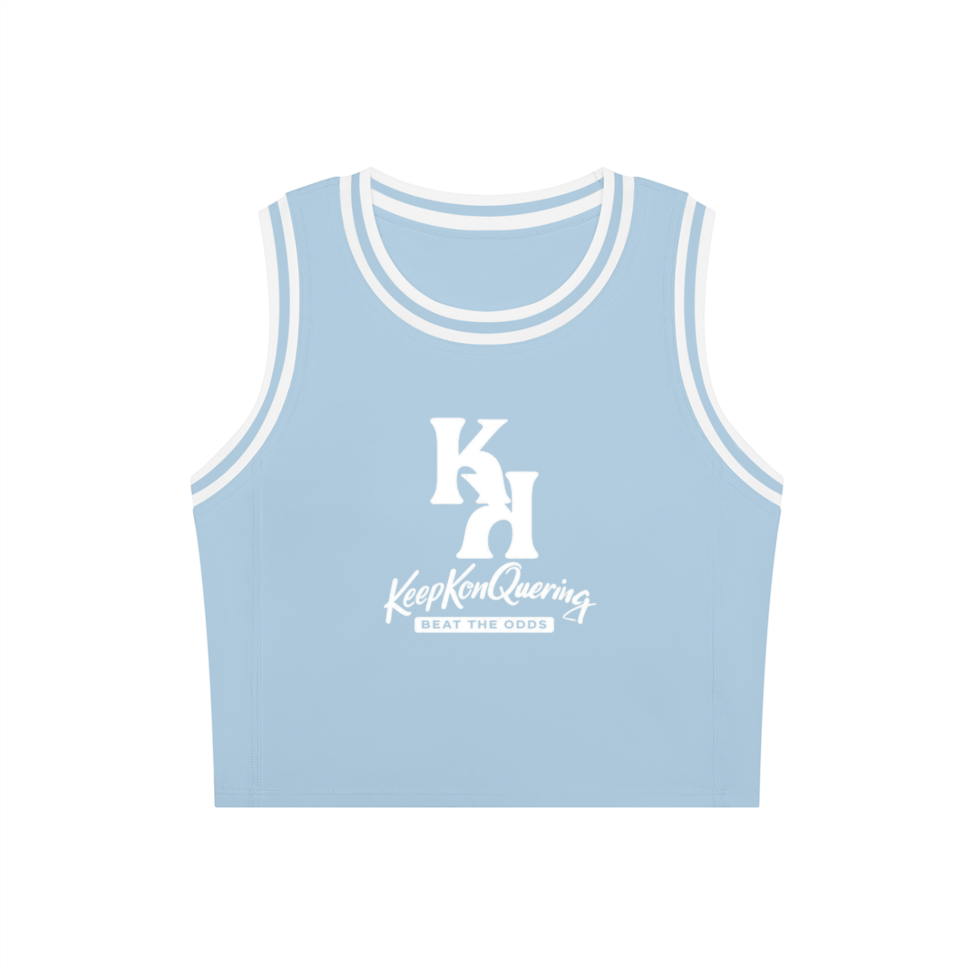 Women's Color Block Yoga KeepKonQuering/Slogan/K's  Tank Top