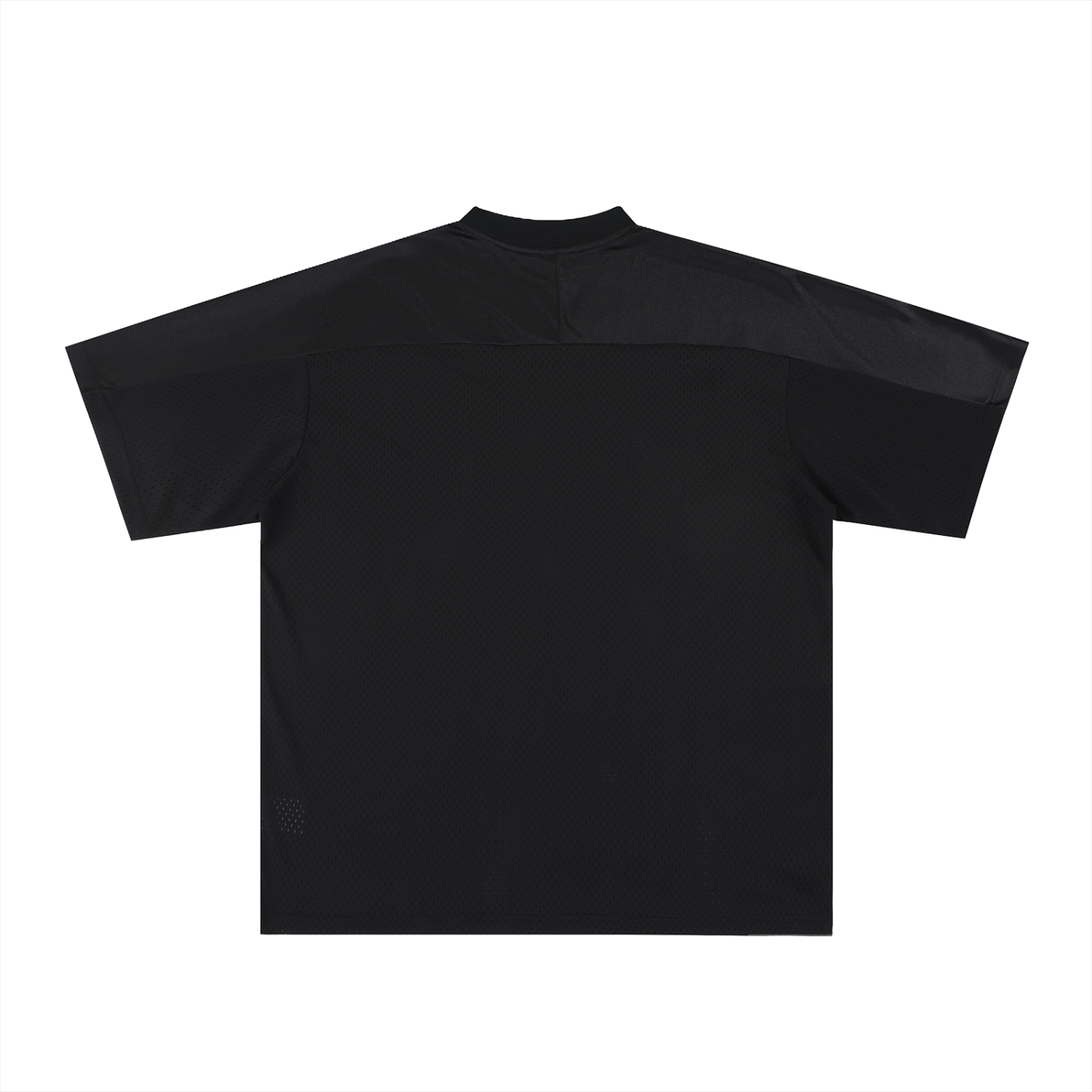 Oversized Mesh KeepKonQuering V-Neck Jersey