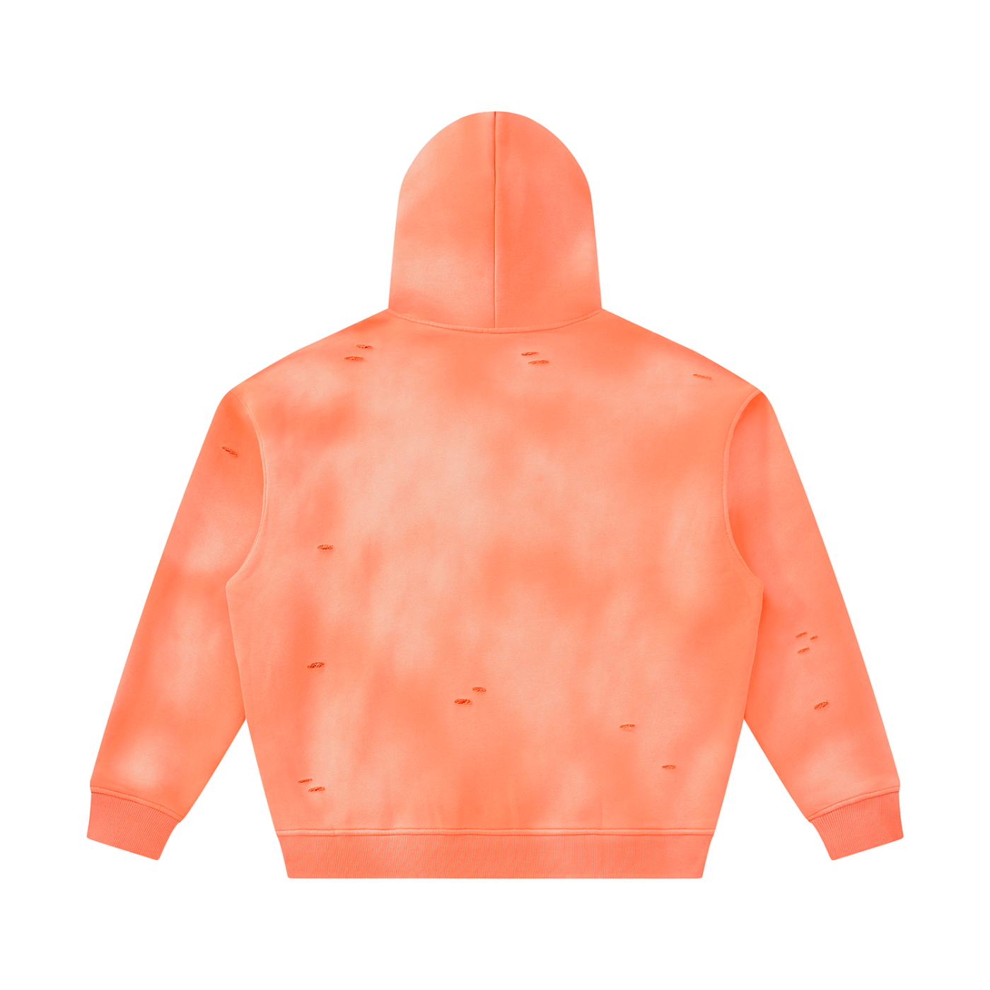 Unisex Sunfade KeepKonQuering Frayed Fleece Hoodie