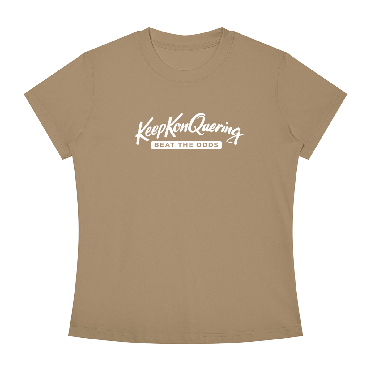 Women's KeepKonQuering Statement Slim Fit Crewneck T-Shirt