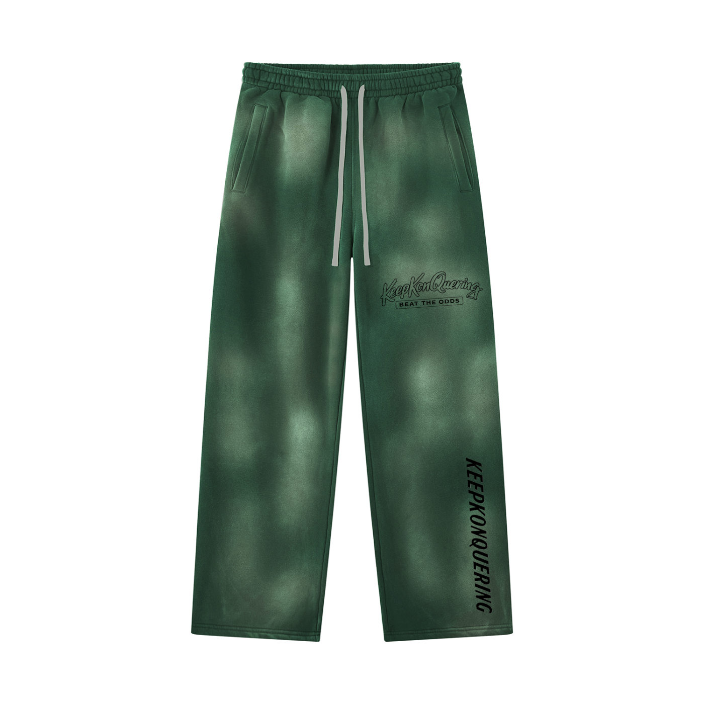 Unisex Sunfade KeepKonQuering Wide Leg Fleece Sweatpants