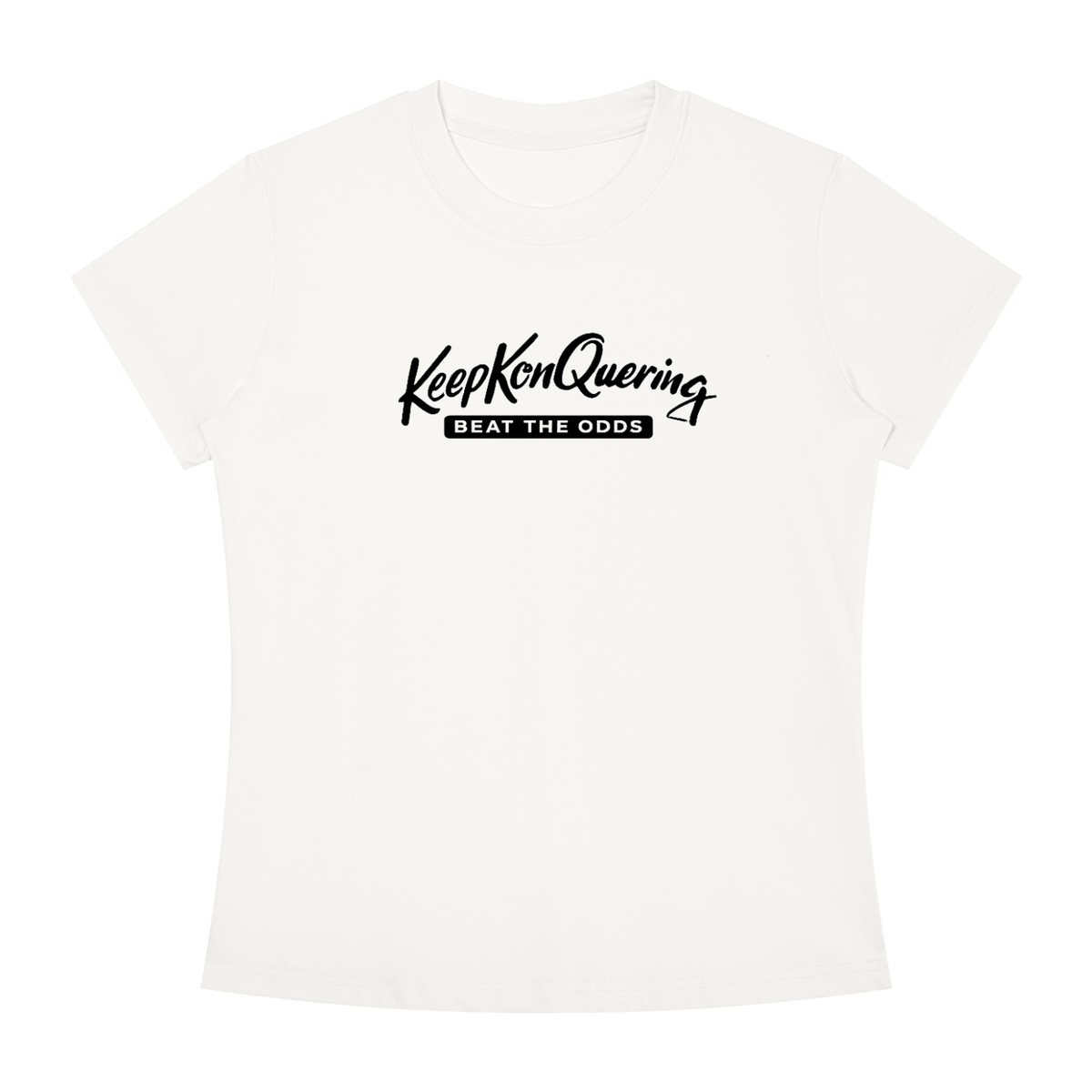Women's KeepKonQuering Statement Slim Fit Crewneck T-Shirt
