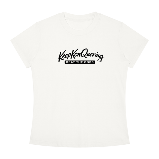 Women's KeepKonQuering Statement Slim Fit Crewneck T-Shirt
