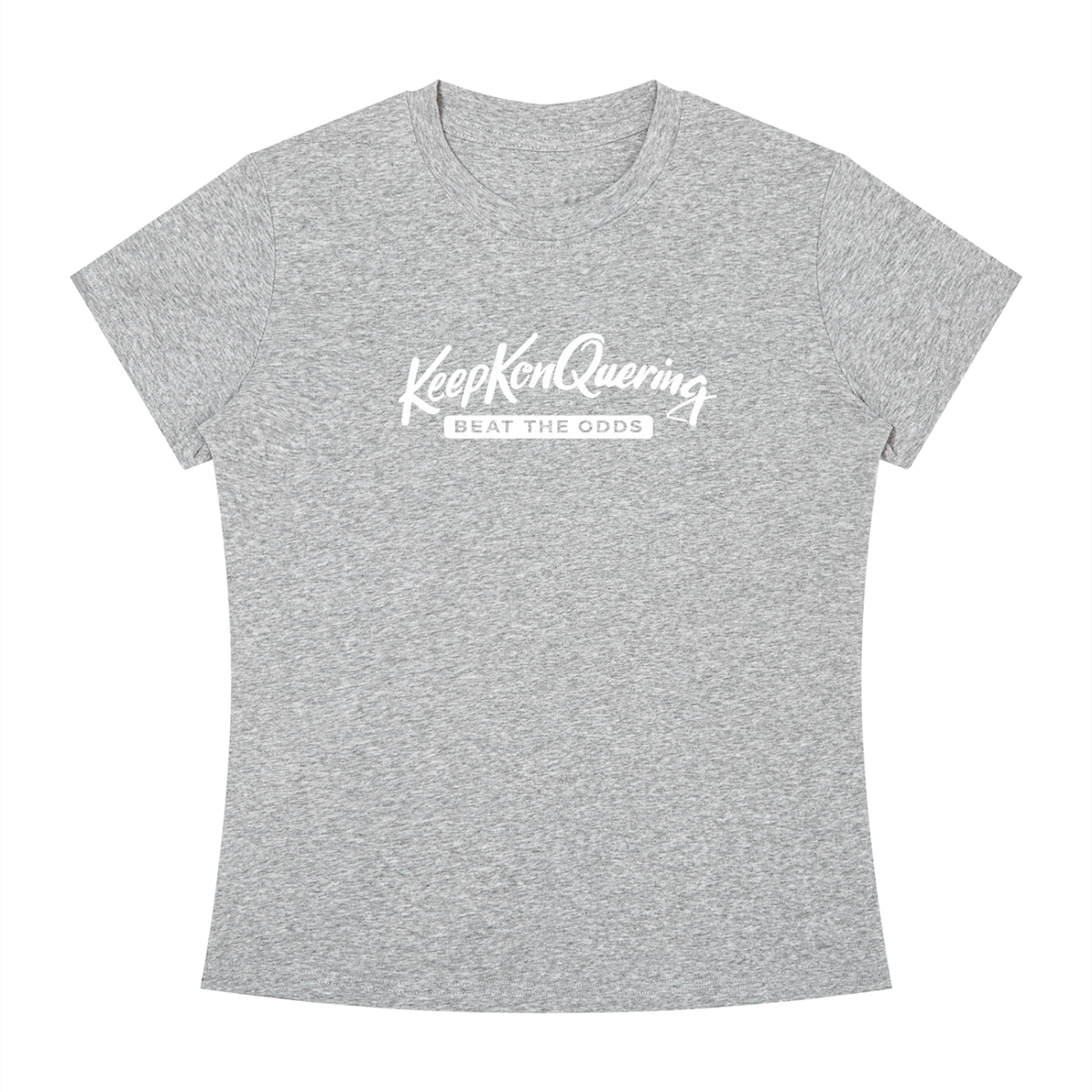 Women's KeepKonQuering Statement Slim Fit Crewneck T-Shirt